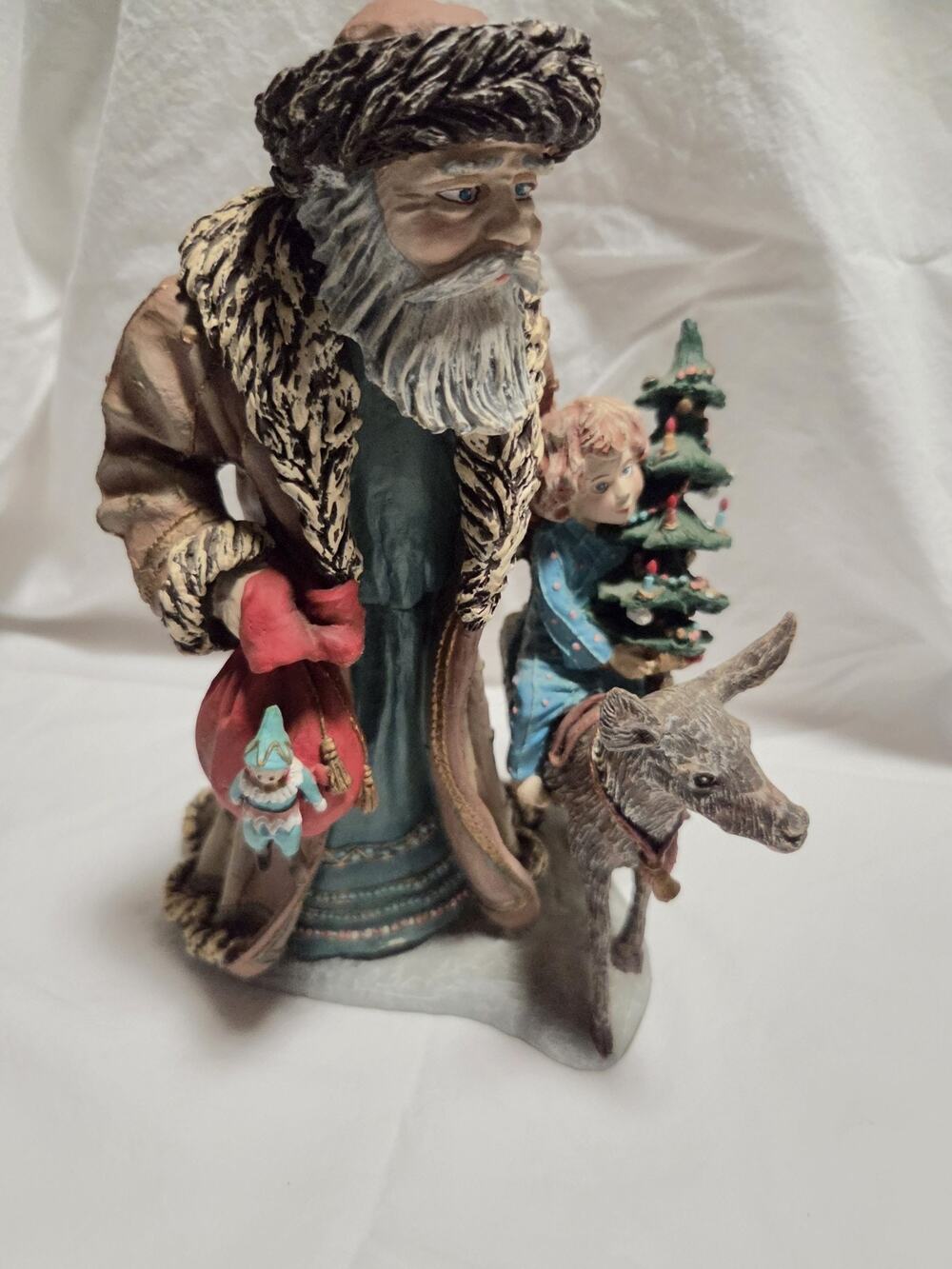 Vtg Duncan Royale 1985 History of Santa ll Bavarian Figurine ~ 10 1/2" Tall